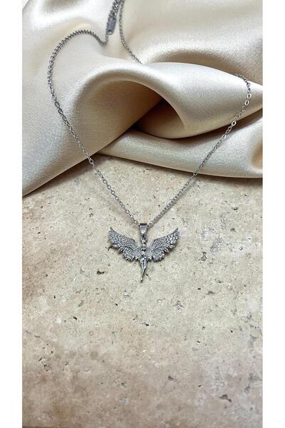 Belle قلادة ملاك كاداني من الفولاذ