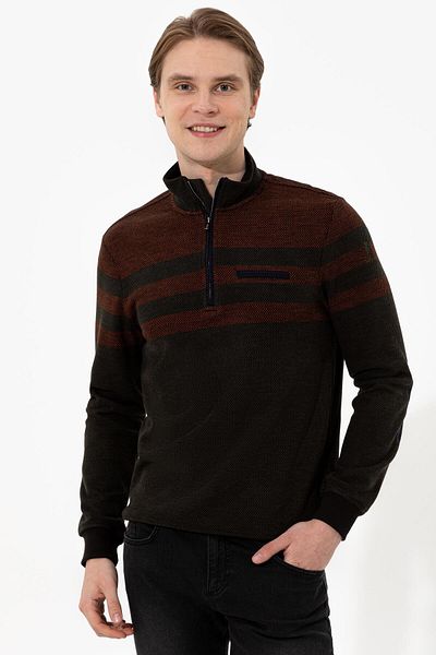 U.S. Polo Assn. Мъжки суитшърт с кокосов орех