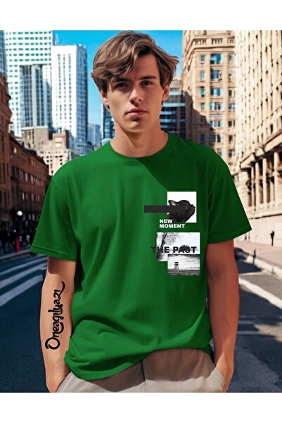 H&GHAMLEGİYİM Printed Men's Oversize T-Shirt