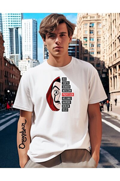 oneagılyazı Чоловіча футболка з принтом La Casa de Papel