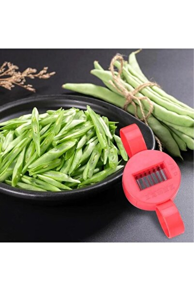 abnturk Pratik taze fasulye dilimleme ayıklama bıçağı lazer bileme körelmez bıçaklı taze fasulye ayıklayıcı