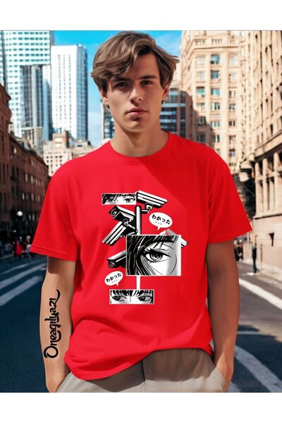 H&GHAMLEGİYİM Štampa na staklu Muškarac Oversize kroj T-shirt