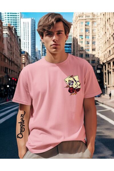 oneagılyazı Ісканбіл Принтована чоловіча футболка оверсайз