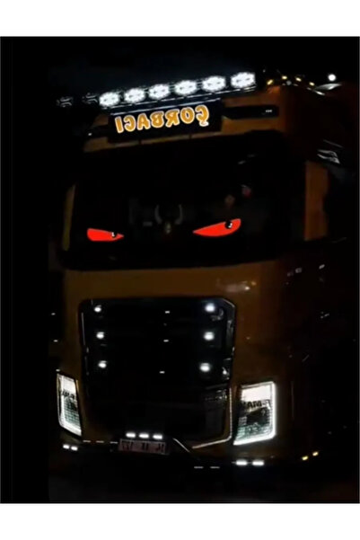 Majeur Matrix Şeytan Göz Kayan Yazılı Led Panel 12x109 cm Çakmaklık Girişli