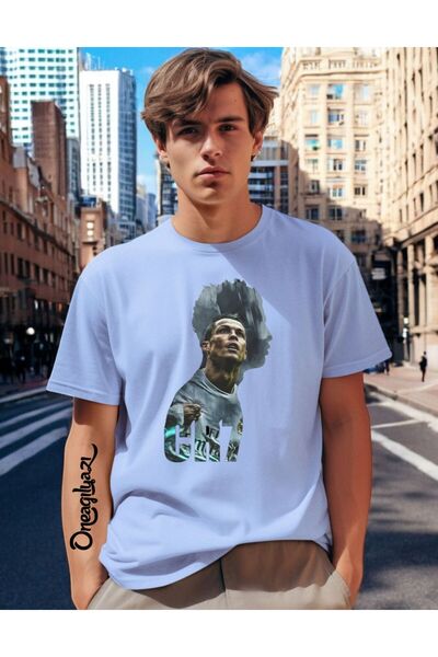 H&GHAMLEGİYİM Printed Men's Oversize T-Shirt