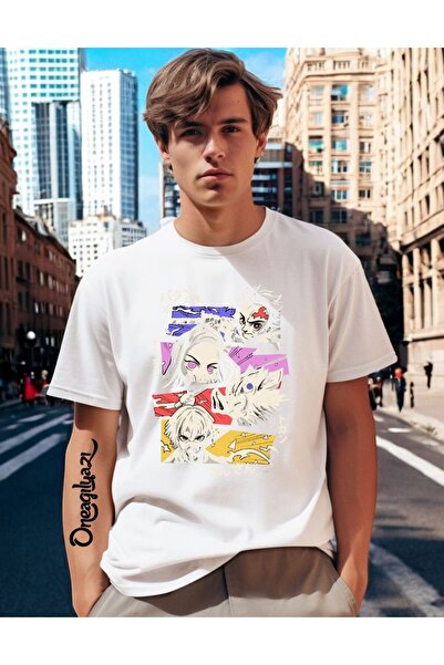 H&GHAMLEGİYİM Anime Štampano Muški Oversize kroj T-shirt