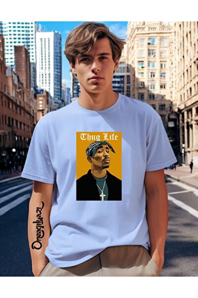 oneagılyazı Thug Life Štampano Muškarci Oversize kroj T-shirt