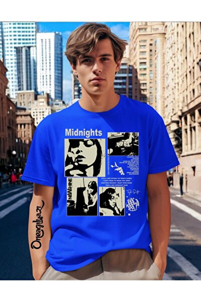 oneagılyazı Мъжка тениска с принт Midnights