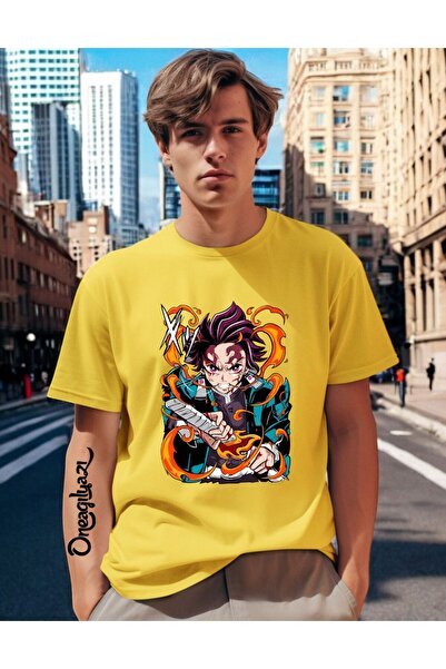 oneagılyazı Чоловіча футболка Oversize з принтом