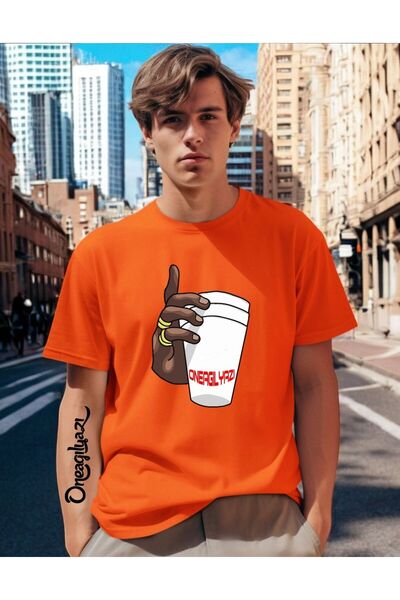 oneagılyazı Oneagılyazı Печатна мъжка тениска с голям размер
