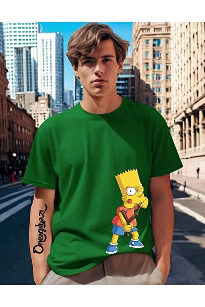 oneagılyazı Мъжка тениска с щампа Simpson