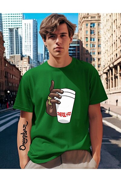 oneagılyazı Oneagılyazı Печатна мъжка тениска с голям размер