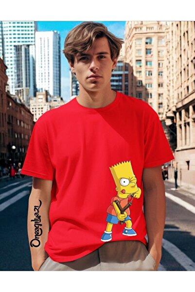 oneagılyazı Мъжка тениска с щампа Simpson
