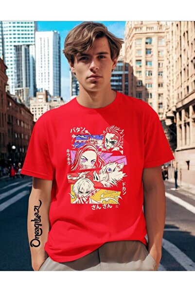 H&GHAMLEGİYİM Anime Štampano Muški Oversize kroj T-shirt