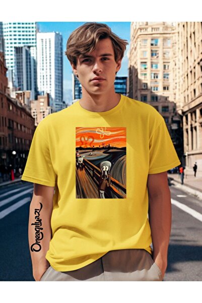 oneagılyazı με τύπωμα Ανδρικό μπλουζάκι oversized