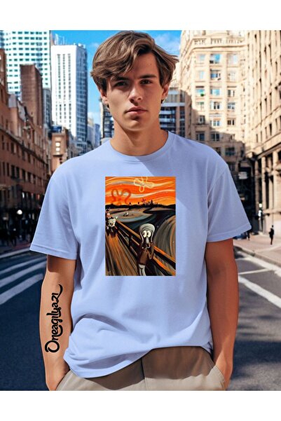 oneagılyazı Printed Men's Oversize T-Shirt