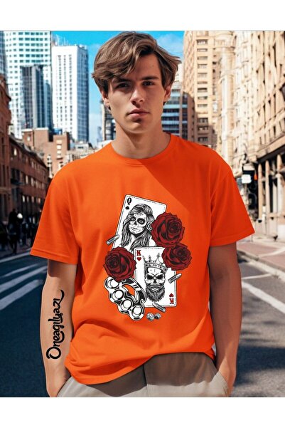 oneagılyazı Чоловіча футболка Oversize з принтом Alley