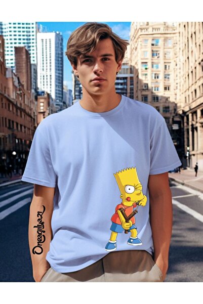 oneagılyazı Чоловіча футболка з принтом Сімпсона