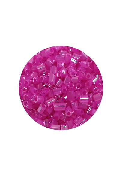 STUMBANNG Cut Glass Beads 2mm - 20 Grams - Transparent Fuchsia -Bnc315