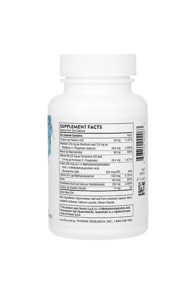 Thorne Stress B-Complex, 60 Capsules