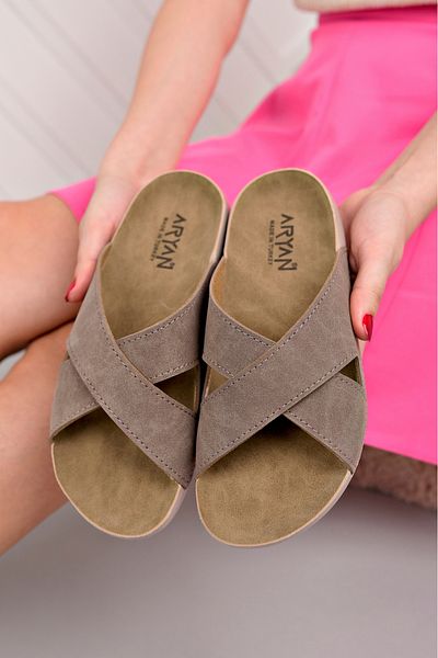 POLOMİA Isabella Women - Cross Anatomical, εύκαμπτα και μαλακά ελαφριά καθημερινά σανδάλια παντόφλες