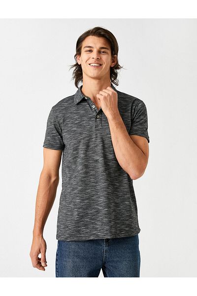 Koton Tricou cu gât polo topit