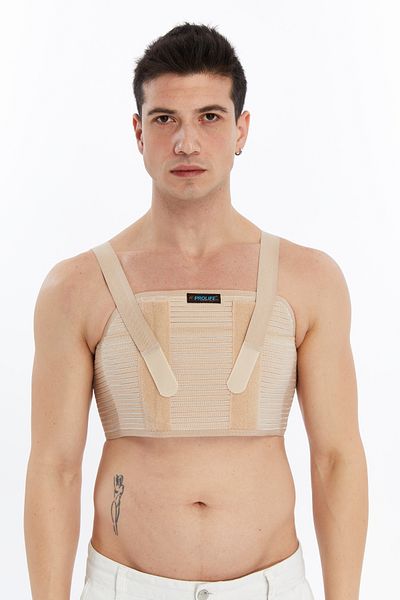 Prolife P&L Prolife Chest Cage Corset - Underwire Support for Surgery, Rib Fracture Protection