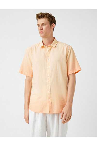 Koton Cămașă de bază cu mânecă scurtă cu guler clasic