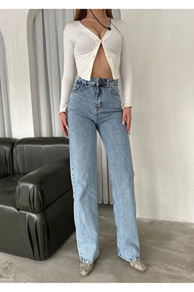 kleshus Hsn Lya Julia Power Lycra pentru femei, albastru deschis, spălat cu z...