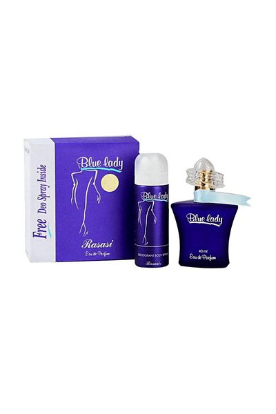 Rasasi Blue Lady + Deo Eau De Perfum For Women 40ml