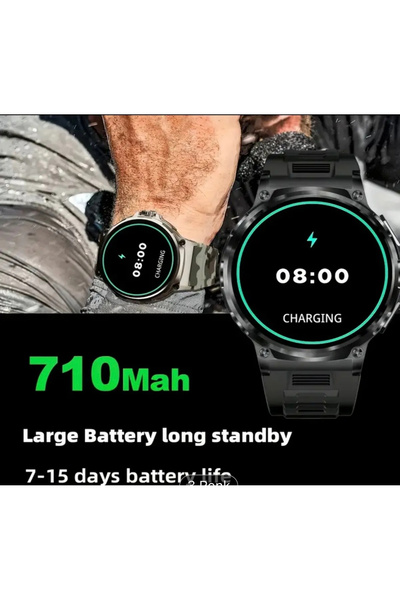 Holatec Süper Amoled Smart Watch Akıllı Saat Ultra Lüx Çok Uzun Pil Ömrü Ekst...