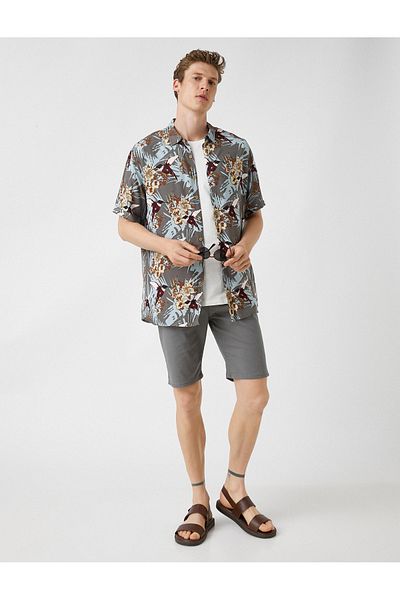 Koton Chino-Shorts aus Gabardine