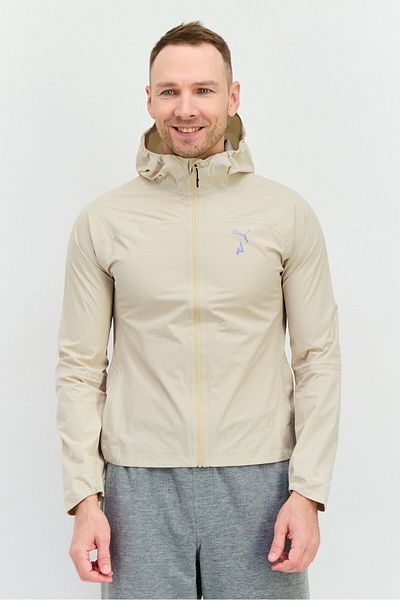 Puma Men Sportswear Fit Long Sleeve Traiining Jacket, Beige