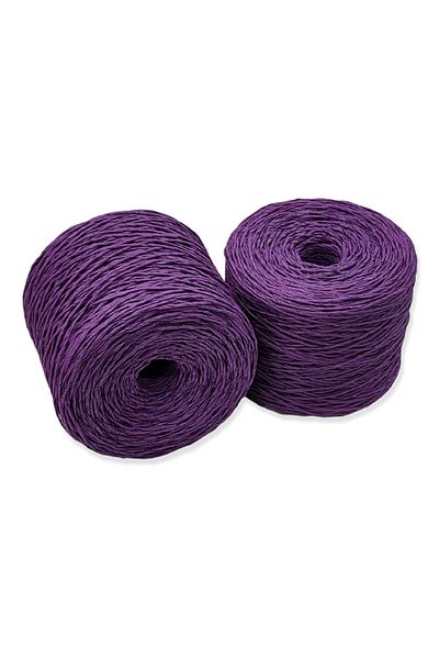 hobimon No. 23 Wrapped Paper Rope - 1 Piece - 230-250 Gr / 250 Mt.. - Purple