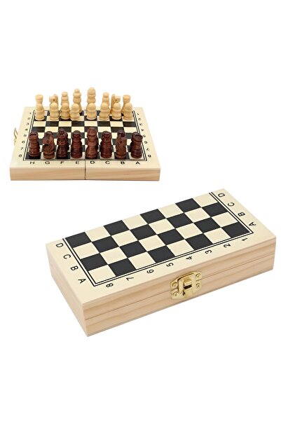 EXENET مجموعة شطرنج وطاولة قابلة للطي مع صندوق خشبي مميز، طبيعية وأنيقة ومتين...