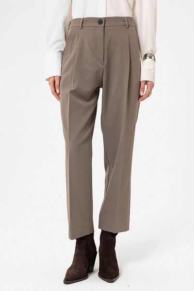 Antioch Mink Women's High Waist Straight Fit Short Pants