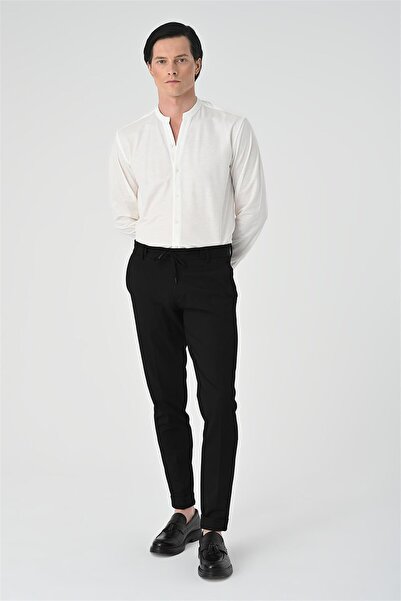 S13 Store Men's judge collar long sleeve slim fit shirt