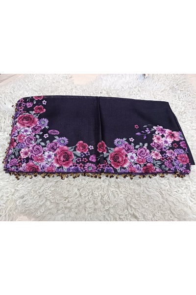 hoaryage Șervețel de brânză yemenit brodat manual - cu model, margele și brod...