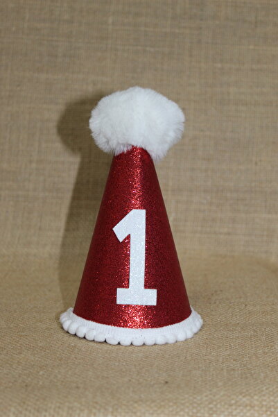 asöy Šešir za jednogodišnje dete, beli šešir sa pomponima, crveni Sa šljokica...