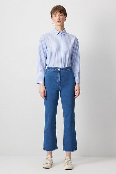 Touché Privé TASSELED DENIM PANT