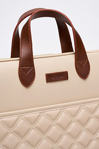 MORCA Macbook Air Pro 15"& 16"inch Laptop Briefcase Beige