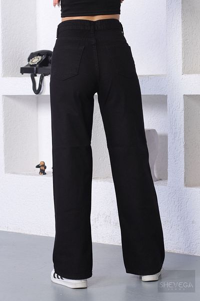 LİMABEL Milano Mystery Julia 90S Lisa Alessia - Black Super High Waist Loose Leg Denim (New)