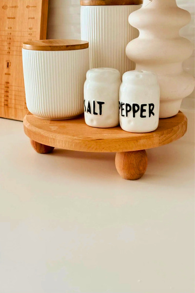 Woodcept. Φυσικό ξύλινο μοντέλο στρογγυλής μπάλας, βάση παρουσίασης, ανυψωτικ...