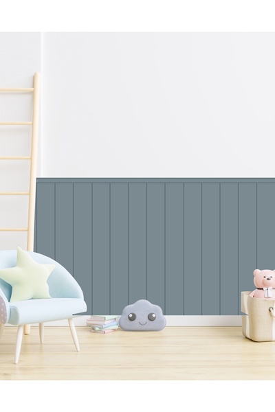 RENKLİ HOBBY Dekoratif İnce Çizgili Duvar Panel Folyosu -  Kendinden Yapışkan...