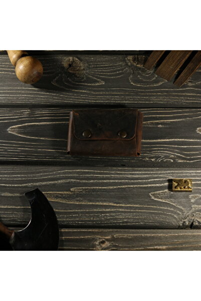 griffon leathers goods craft محفظة صغيرة الحجم مصنوعة يدويًا من الجلد الطبيعي...