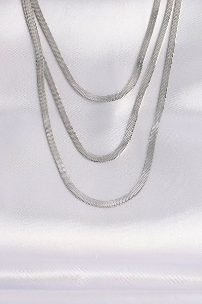 Clariss 316L الصلب سلسلة الإيطالية قلادة فضية اللون متعددة