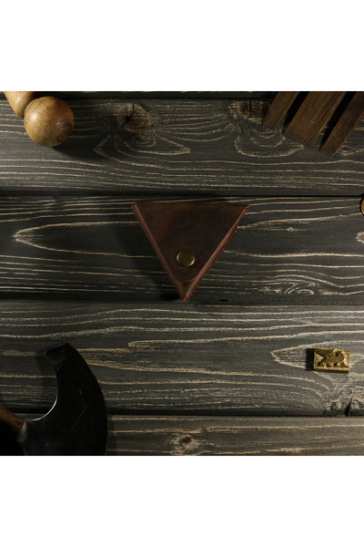 griffon leathers goods craft محفظة عملات معدنية مصنوعة يدويًا من الجلد الطبيعي