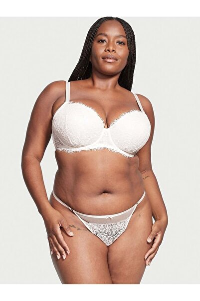 Victoria's Secret Mesh & Lace V-String Panty