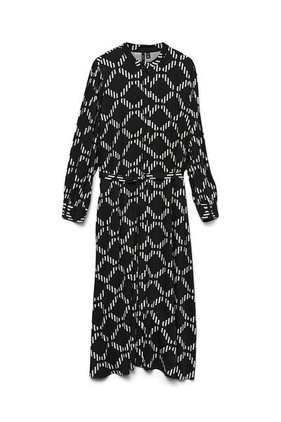 Veromoda Curve Hemdblusenkleid VMCBRINA Langes Kleid