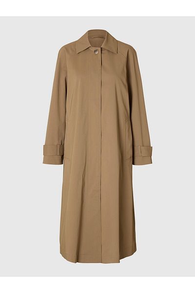 Selected Femme Langer Mantel Eleganter